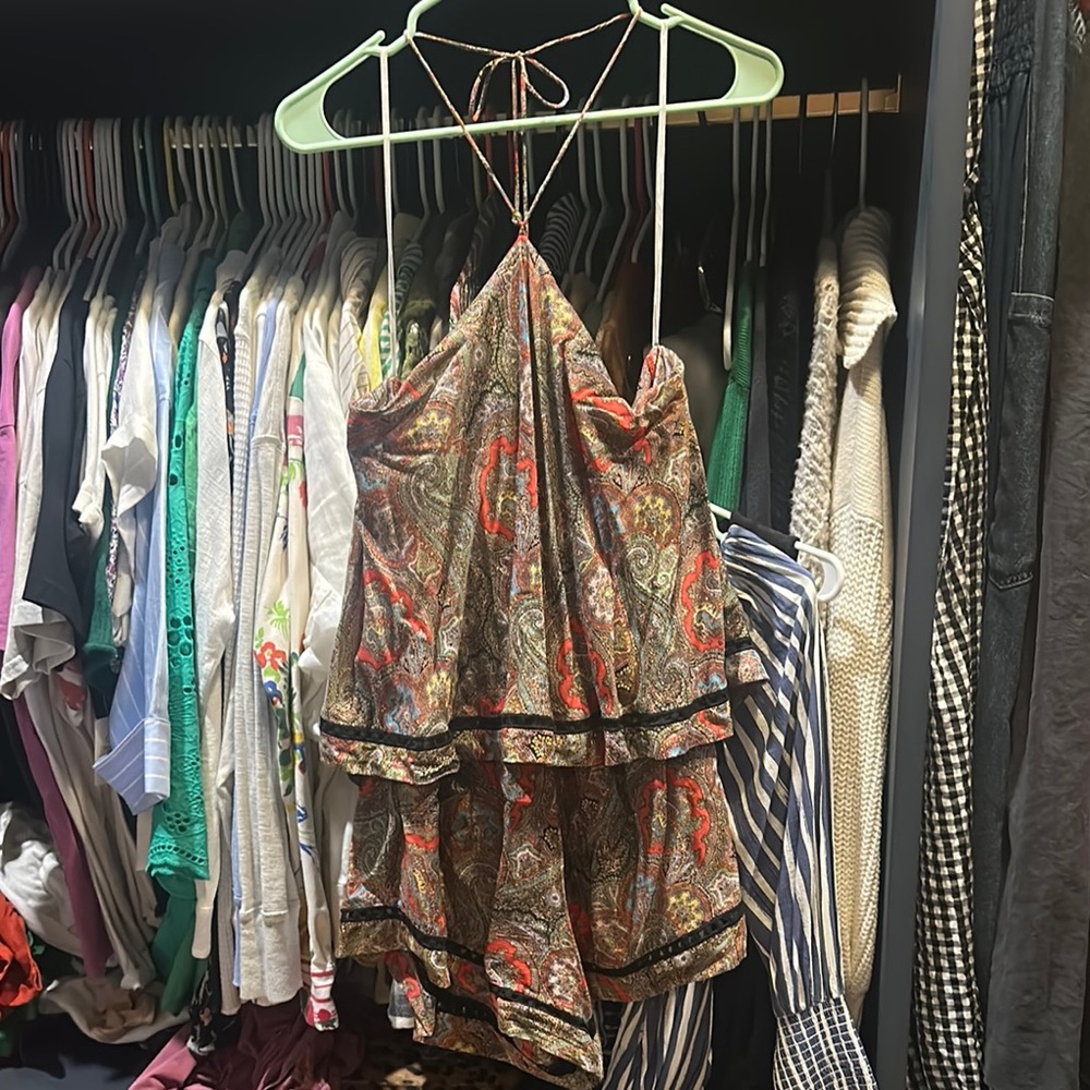 Zimmermann Paisley Print Romper